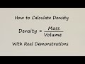 Understanding Density and Volume Concepts