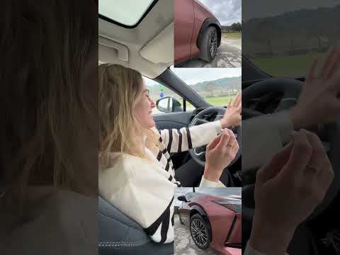 What do you prefer: Normal vs. Future steering?! Steer-by-wire System of the Lexus RZ 450e #shorts