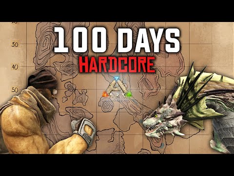 I Survived 100 Days of Hardcore in Ark Scorched Earth... Here's What Happened