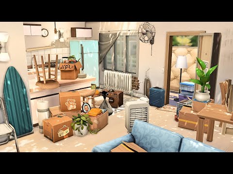 Moving in/out Apartment 🚪| The Sims 4 - Speed Build (NO CC)