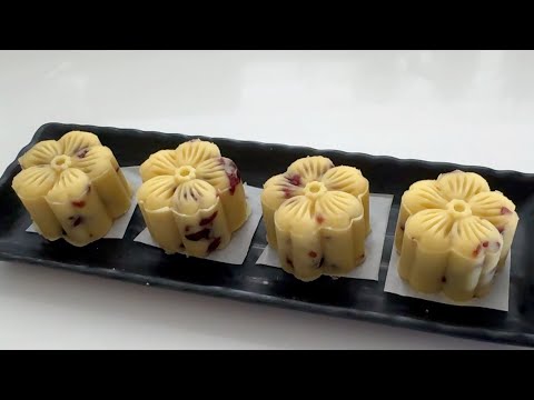 蔓越莓绿豆糕 夏日甜品【田园时光美食】