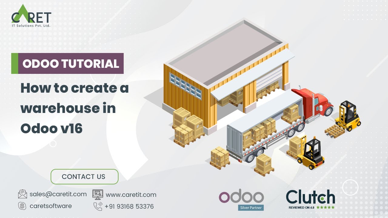 How to Create a Warehouse and Manage Inventory in Odoo 16? | Odoo Learning Tutorial | 05.10.2023

In this Odoo v16 tutorial, we'll walk you through the process of creating a warehouse in Odoo, the popular open-source business ...