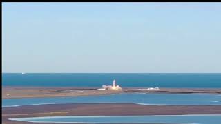 SpaceX Starship SN8 Test Flight (aerial view from México on December 9, 2020)