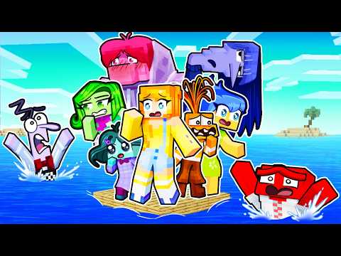 ¡Una Humana en una BALSA de INTENSAMENTE en Minecraft!