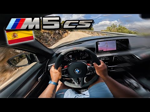 SAVAGE BMW M5 CS GETS RIPPED IN SPAIN