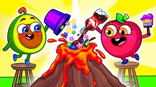How to make a Volcano Safety | Giant Volcano Science Fair Experiment Comeback!🌋🏆 PP Stories