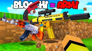 MINECRAFT MA I BLOCCHI DROPPANO ARMI OP