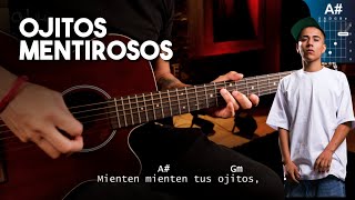 Ojitos Mentirosos - Chino Pacas REQUINTO + ACORDES  | Cover Guitarra Demo Christianvib