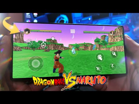 SAIU! Dragon Ball Vs Naruto CROSSOVER Atualizado para ANDROID ▶ FanGame MOBILE