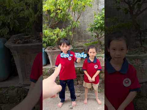 Cao, thấp , nhanh, chậm #shorts #funny