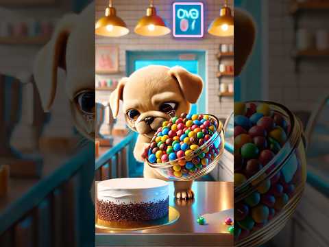 Cute Dog Baker's AMAZING Skills! Balances Cake on a Unicycle for a Surprise Party! 🎂🐶