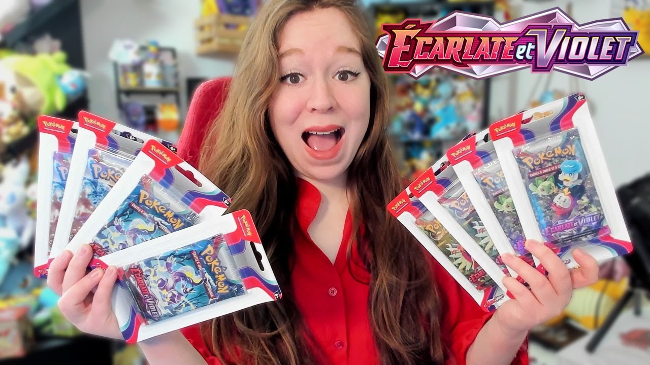 AVANT PREMIÈRE DE FOLIE ! Ouverture de 12 boosters Pokémon Violet & Ecarlate FR !