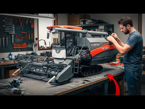 Man Builds an AMAZING Combine Harvester from PVC That ACTUALLY Works! by @caobaminh1994