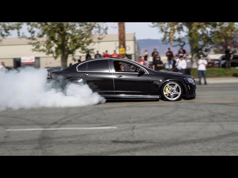 Modified Cars Act A Fool Leaving Car Meet | Burnouts & Flybys