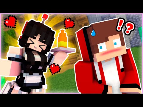 MAIZEN : JJ has a Robot Maid! - Minecraft Animation JJ & Mikey