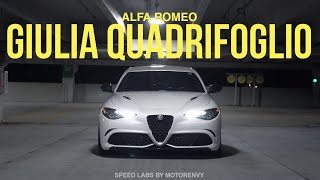 Why The Alfa Romeo Giulia Quadrifoglio Is So Fun To DRIVE  // SpeedLabs By Motorenvy
