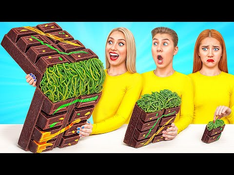 تحدي لوحة كبيرة أو متوسطة أو صغيرة | أفكار مجنونة للطبخ Multi DO Challenge