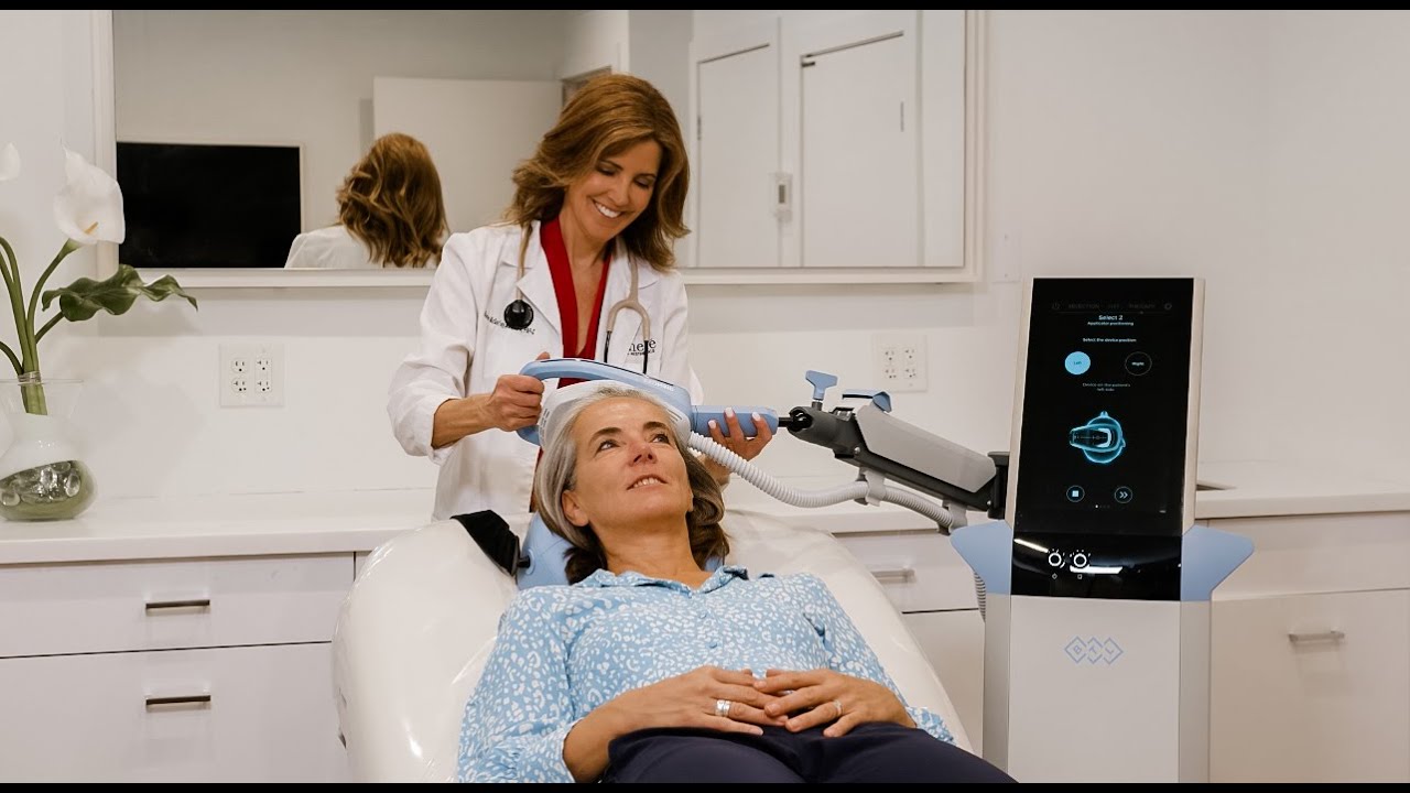 Doctor providing treatment to a patient in clinic.