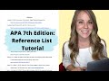 APA Reference Formatting Essentials