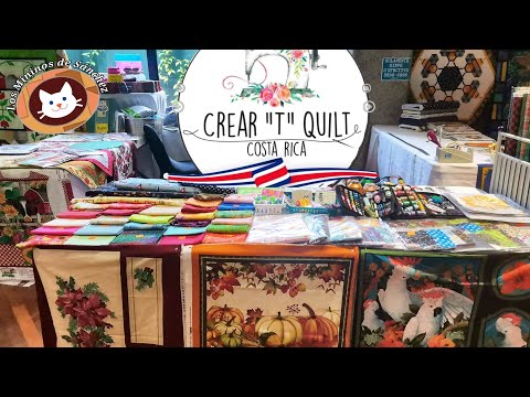 Crear T Quilt en la Feria Unidos por el Quilting en San José Costa Rica,