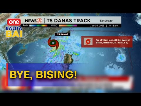 Bagyong Bising, nakagawas na sa nasud