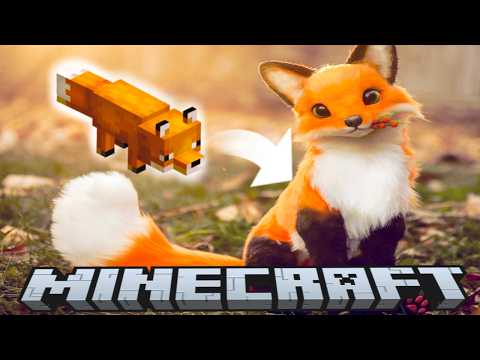 I Made A Minecraft Fox...But Realistic l DIY Art Doll