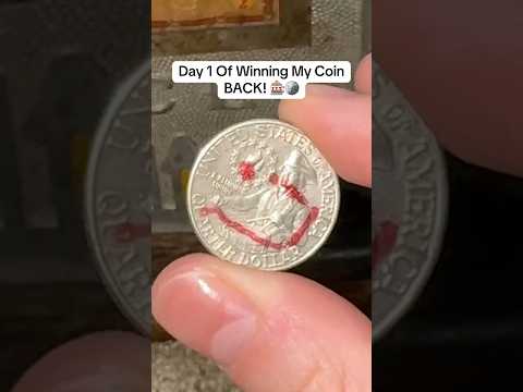 Day 1 Of Winning My Coin Back! 🎰🪙