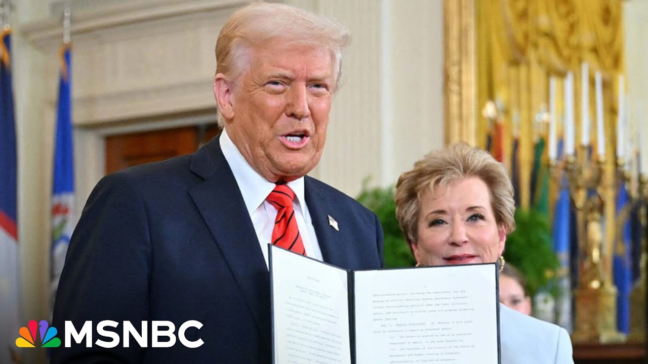 ‘Absurd’: Trump targets Education Department