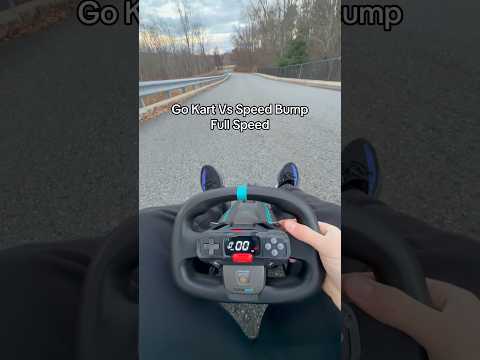 Go Kart Vs Speed Bump #viral #automobile #electricvehicle #superkart