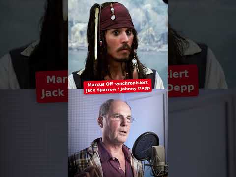 Marcus Off synchronisiert Jack Sparrow (Johnny Depp) in "Fluch der Karibik"