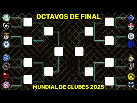 ASÍ se JUGARÁN los OCTAVOS DE FINAL del MUNDIAL DE CLUBES 2025