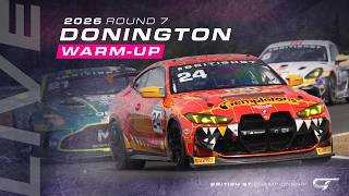LIVE | Warm-up | Donington Park | British GT 2026