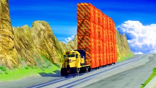 Cargo Overloaded Freight Trains High-Speed Accidents Derailments #31 ✅ BEAMNG.Drive LIVE STREAM