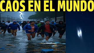 MILES EVACUANDO AHORA LLEGÓ UN DILUVIO  | PELIGRO DE HURACÁN URGENTE APARECE MISTERIOSO OBJETO