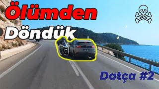 KAYGAN ZEMİNDE MOTORSİKLET KAZASI ARABA İLE KAFA KAFAYA GELDİK! | UZUN YOL GRUP SÜRÜŞÜ | MOTOVLOG #7