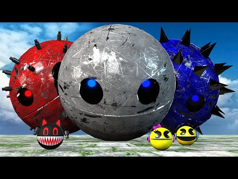 MS PACMAN VS CARTOON CAT (ROBOT PACMAN VS MONSTER PACMAN ) 78