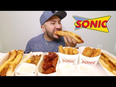 MASSIVE SONIC MUKBANG • EATING SHOW