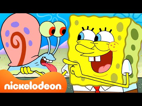 Bob Esponja | 45 MINUTOS de SpongeBob y Gary 🧽🐌 | Nickelodeon en Español