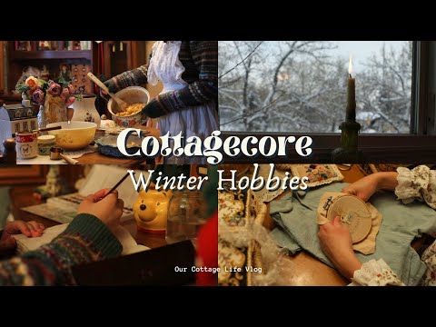 Cottagecore Winter Hobbies🕯️🧺🧵