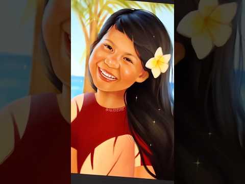 Realistic Lilo 🌺✨ #liloandstitchliveaction #disneyart #digitalart #liloandstich