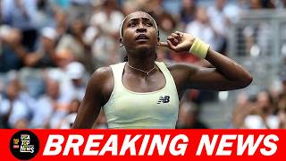 Gauff saves match points to set up Rybakina semi final