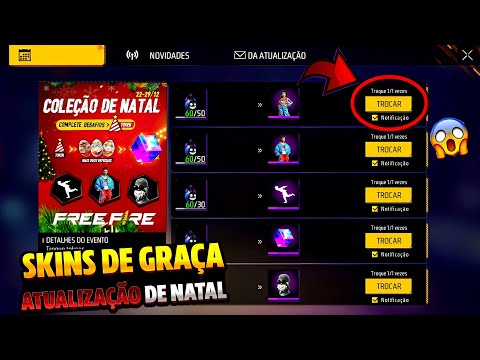 EM BREVE!! EVENTO DE NATAL, PEGUE AS SKINS , CUBO MÁGICO GRÁTIS? NOVA ATUALIZAÇÃO E MAIS - FREE FIRE