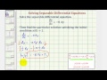 Differential Equations and Constants