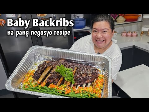 Baby Backribs na Pang Negosyo recipe