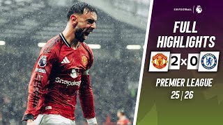 Manchester United vs Chelsea 2-0 - Highlights & All Goals - Bruno Fernandes & Casemiro Goal