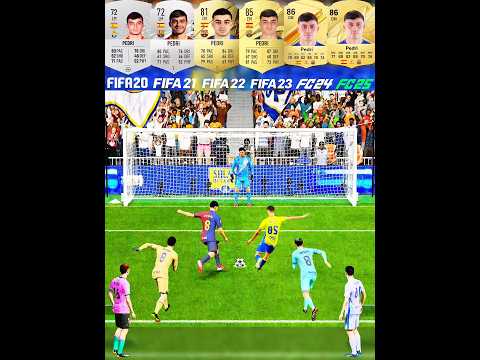 Pedri Penalty Kicks Evolution In Every FIFA - From FIFA 20 To FC 25 #penaltykick #pedri #shorts