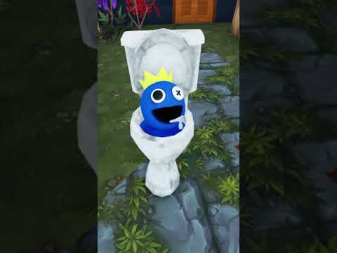 Skibidi Toilet Rainbow Friends Blue😱
