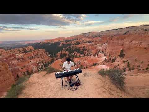 Playing Moonlight Sonata On Top Of Bryce Canyon