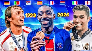 All Champions League Finals (1993-2026)
