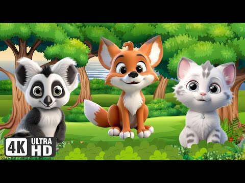 Lovely Animal Sounds Around Us: Skunk, Fox, Kitten, Greyhound, Ferret - Animal Sounds